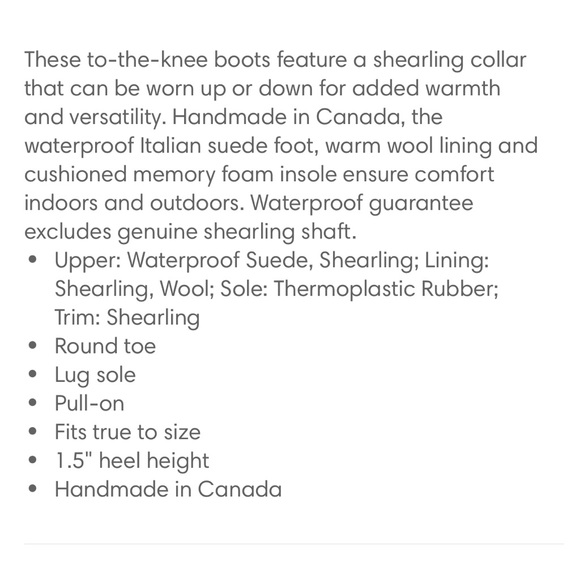 La Canadienne NEW Tammy Suede & Shearling boots - Picture 4 of 8